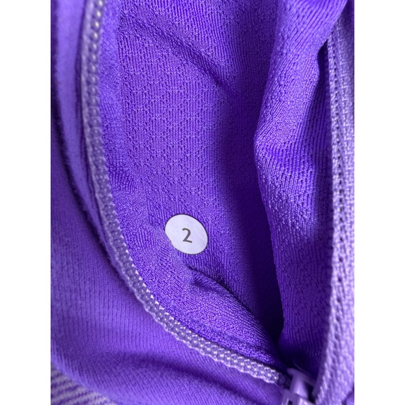 Lululemon In Stride Jacket Size 2 Hoodie Lavender Purple Zip Up  Women's - Picture 5 of 11
